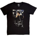 Michael Jackson Unisex T-Shirt: Signature (Black)