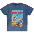 Disney Unisex Stone Wash T-Shirt: Mickey The Band Concert (Denim Blue)