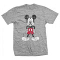 Mickey Mouse Unisex T-Shirt: Pose (Grey)