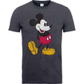 Mickey Mouse Unisex T-Shirt: Vintage (Charcoal Grey)