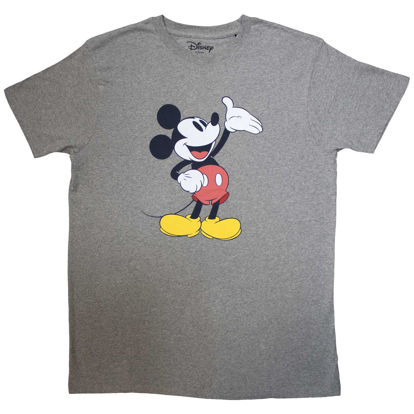 Mickey Mouse Unisex T-Shirt: Reveal (Grey)