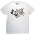 Disney Unisex T-Shirt: Mickey & Pluto Relax (White)