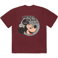 Disney Unisex T-Shirt: Mickey Mouse Club (Maroon Red)