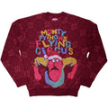 Monty Python Unisex Sweatshirt: Flying Circus Grumpy Man (Maroon Red)