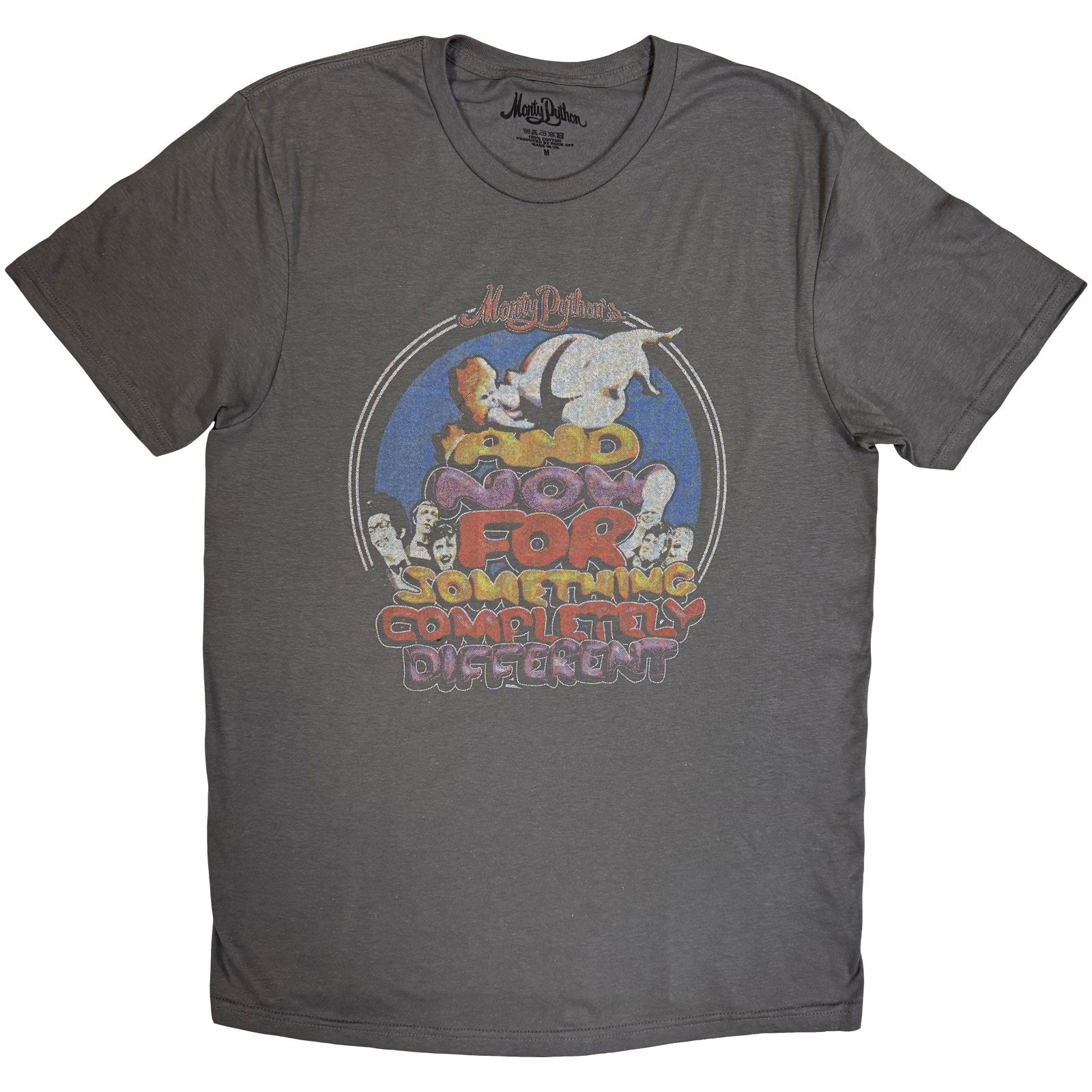 Monty Python Unisex T-Shirt: And Now For... (Charcoal Grey)