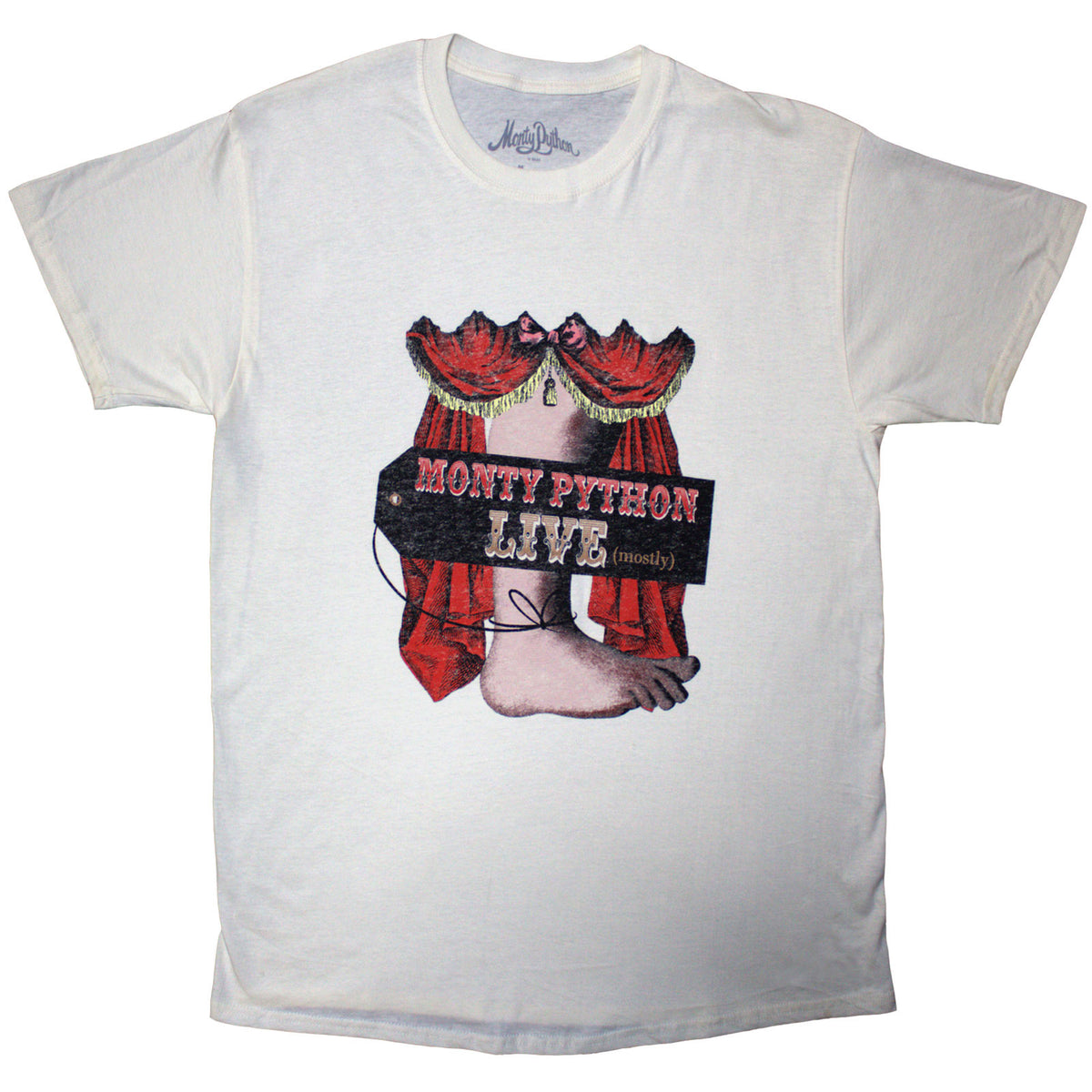 Monty Python Unisex T-Shirt: LIVE (Natural)