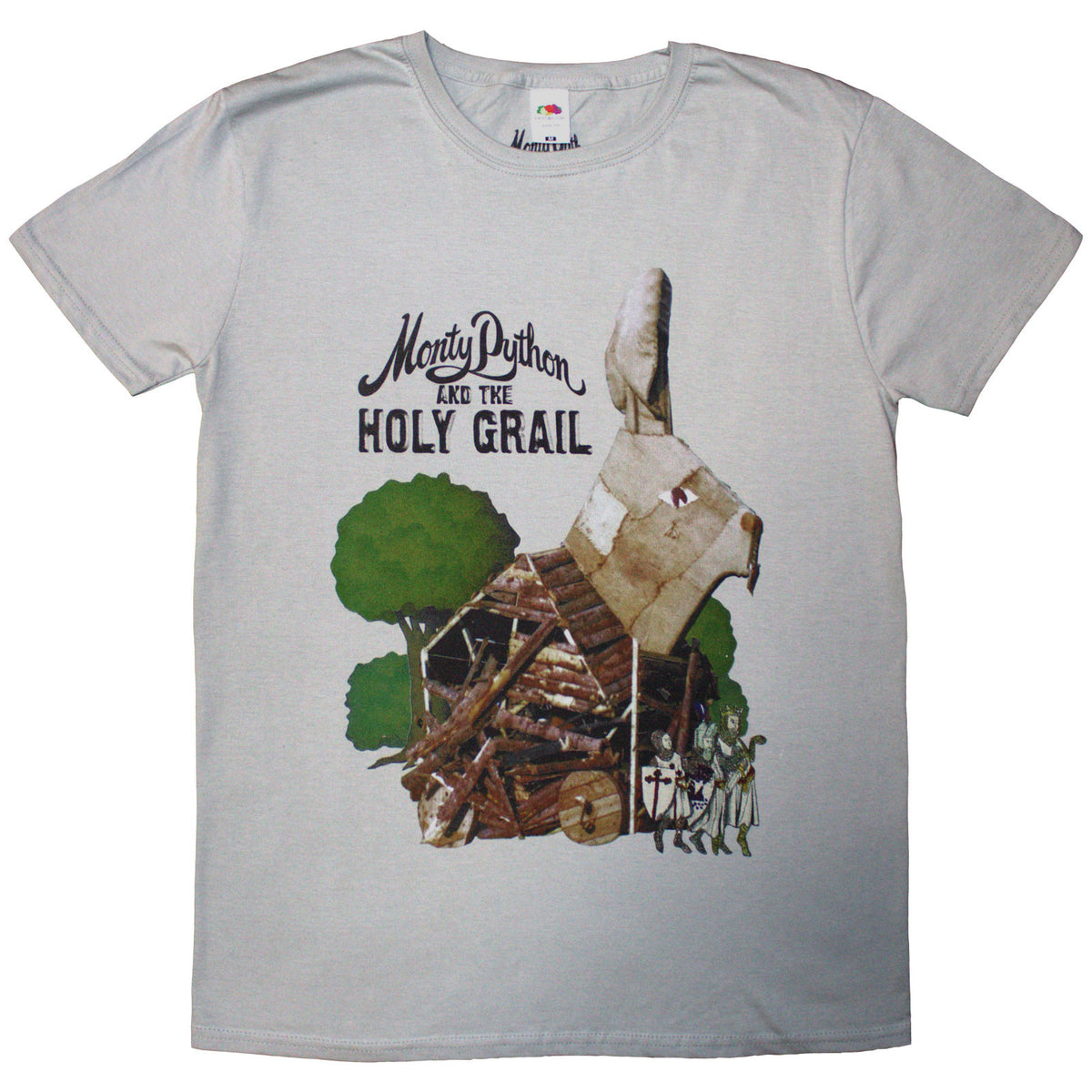 Monty Python Unisex T-Shirt: Trojan Rabbit (Grey)