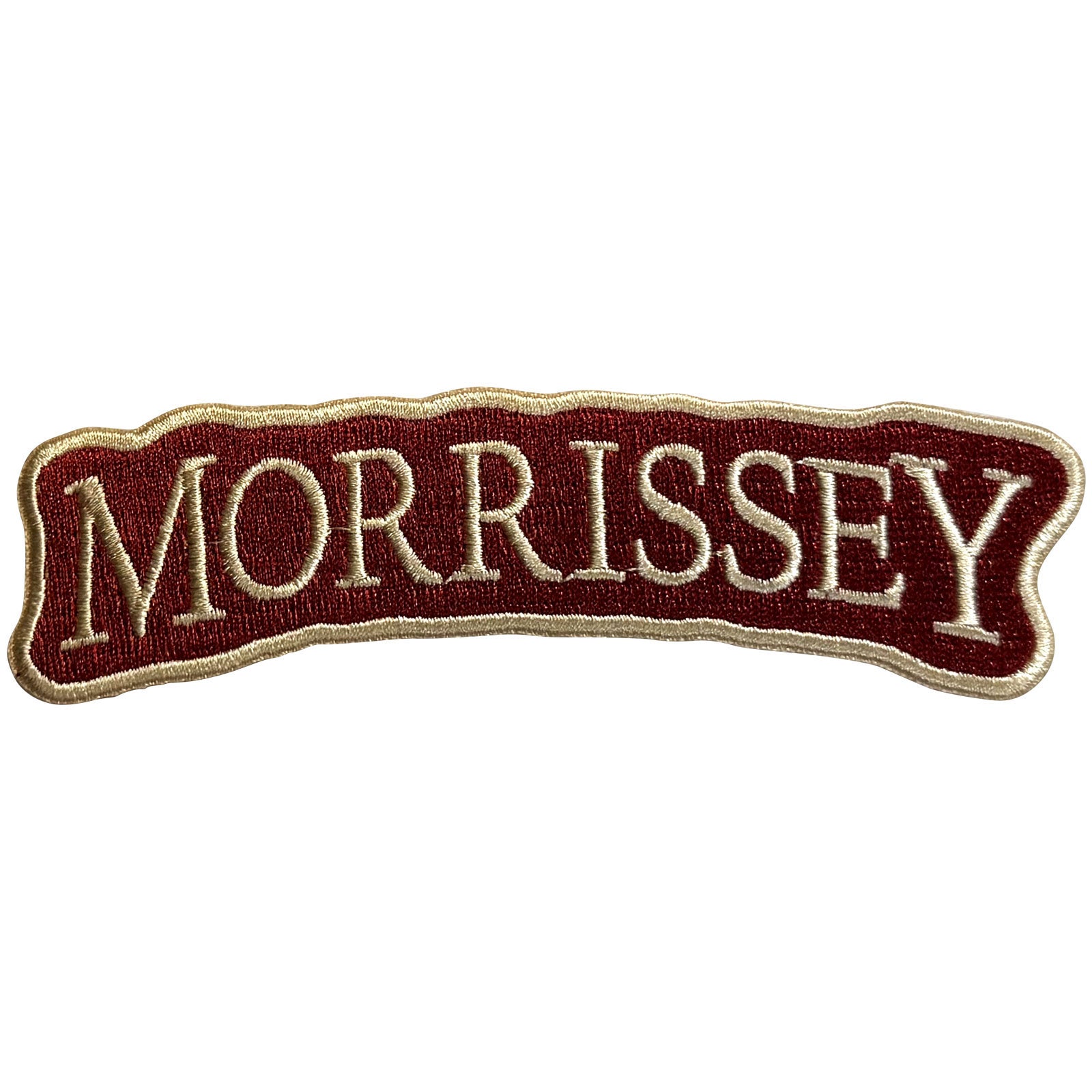 Morrissey Woven Patch: Arched Logo