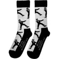 Morrissey Unisex Ankle Socks: Mic Pose (White) (UK Size 6 - 11)
