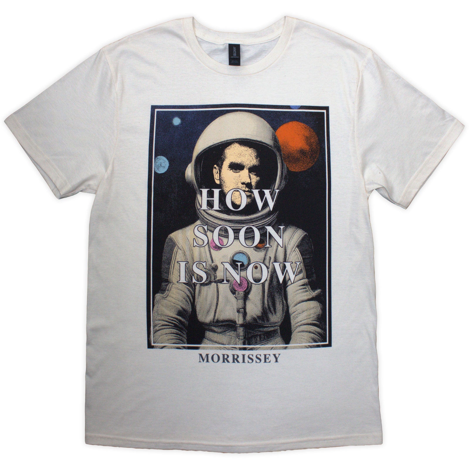Morrissey Unisex T-Shirt: How Soon Is Now? (Natural)