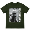 Morrissey Unisex T-Shirt: MIM Make-Up Is A Lie (Green)