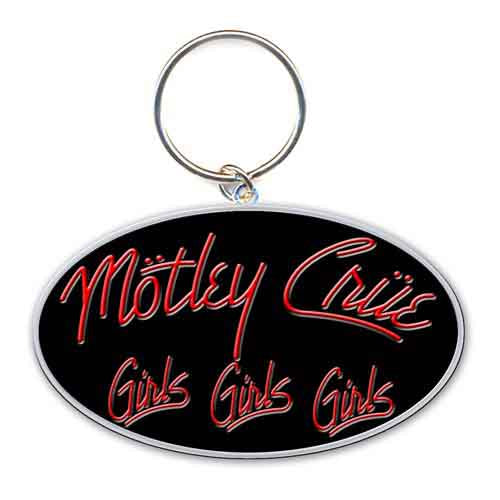Motley Crue Keychain: Girls, Girls, Girls