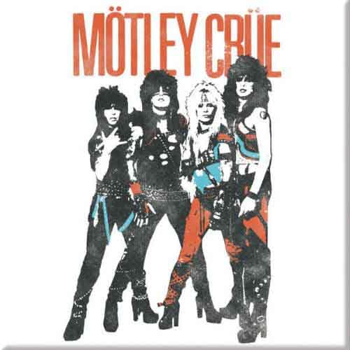 Motley Crue Fridge Magnet: Vintage World Tour