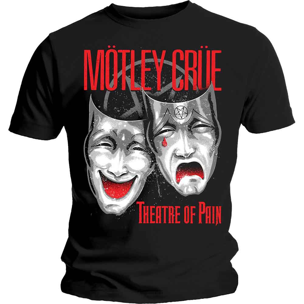 Motley Crue Unisex T-Shirt: Theatre of Pain Cry (Black)