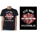 Motley Crue Unisex T-Shirt: Bad Boys Shield (Black)
