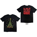 Motley Crue Unisex T-Shirt: Xmas Crue (Black) (Back Print)