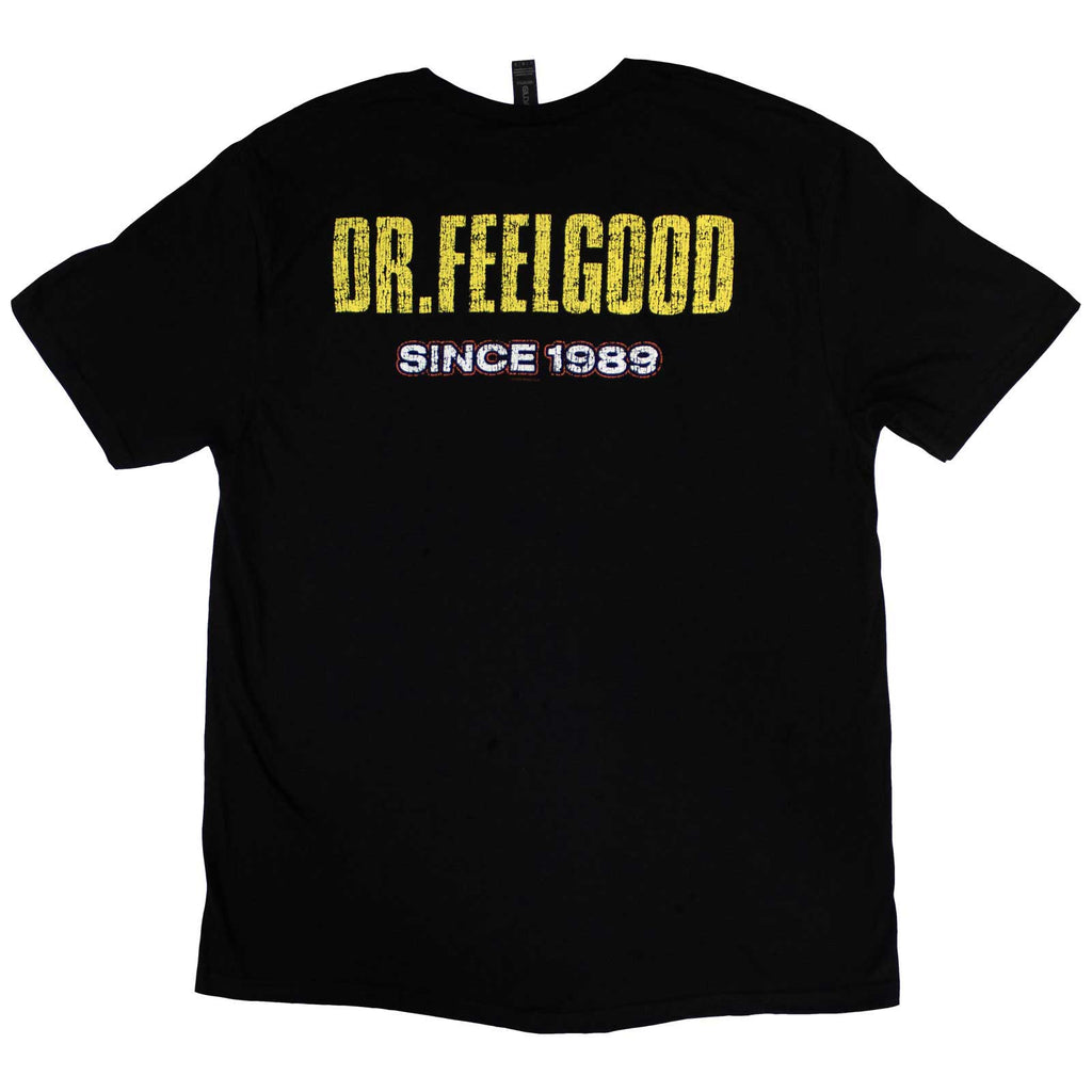 Motley Crue Unisex T-Shirt: Dr Feelgood Since 1989 (Black) (Back Print)