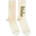 Morgan Wallen Unisex Ankle Socks: Green Logo Baseball (Natural) (UK Size 7 - 11)