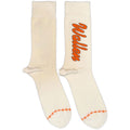 Morgan Wallen Unisex Ankle Socks: Orange Logo Baseball (Natural) (UK Size 7 - 11)