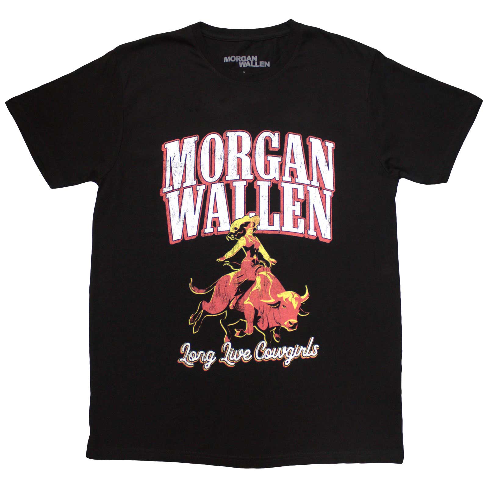 Morgan Wallen Unisex T-Shirt: Long Live Cowgirls (Black)
