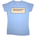 Manic Street Preachers Ladies T-Shirt: Everything Must Go (Blue)