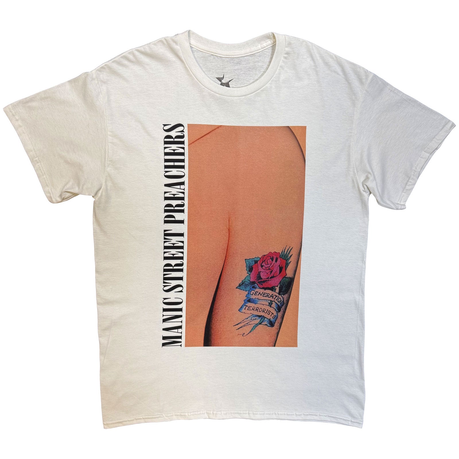 Manic Street Preachers Unisex T-Shirt: Generation Terrorists (White)
