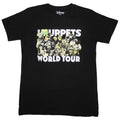 Disney Unisex T-Shirt: The Muppets World Tour (Black)