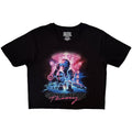 Muse Ladies Crop Top: Simulation Theory (Black)
