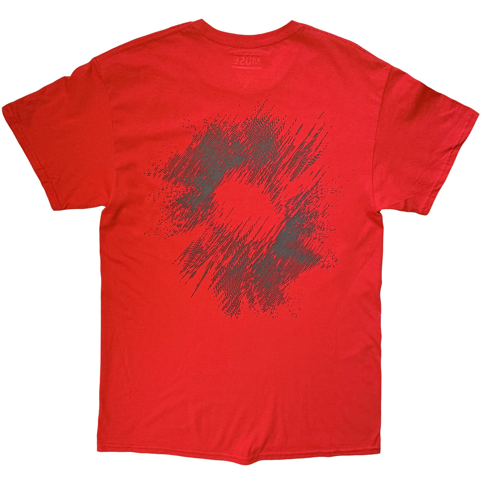 Muse Unisex T-Shirt: The Wow Signal (Red) (Back Print)