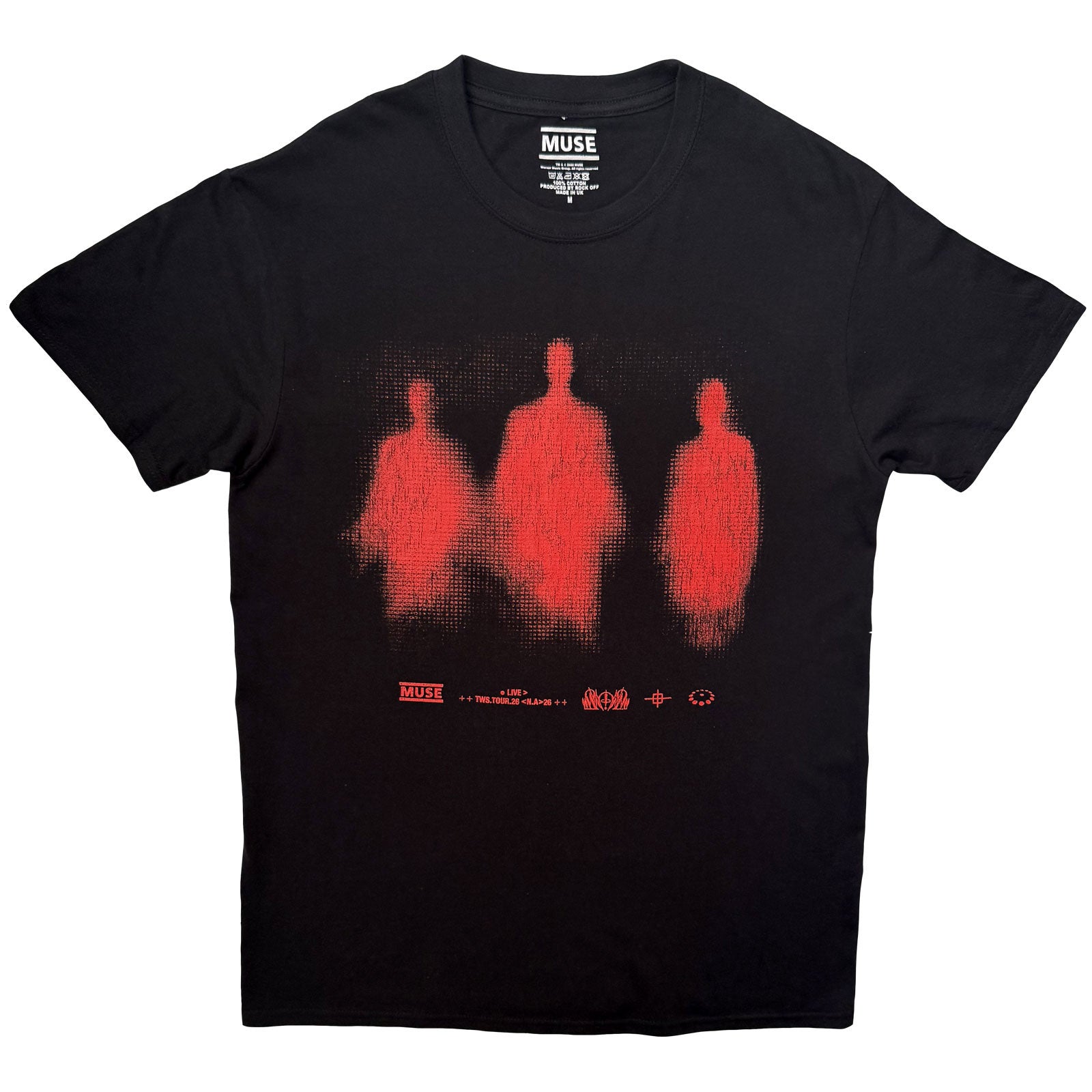 Muse Unisex T-Shirt: The Wow Signal Shadows (Black)