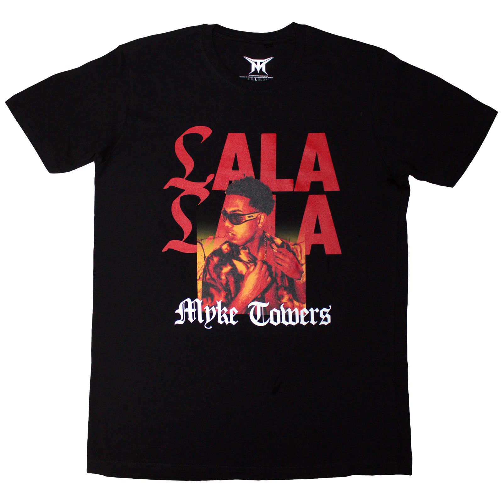 Myke Towers Unisex T-Shirt: Lala (Black)