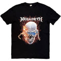 Megadeth: Vic & Flames Unisex T-Shirt (Black)