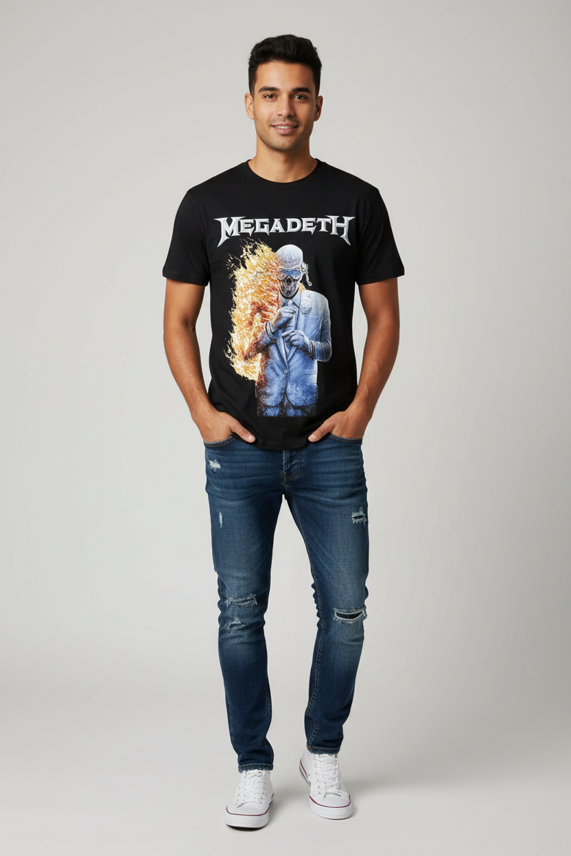 Megadeth: White Album Unisex T-Shirt (Black)