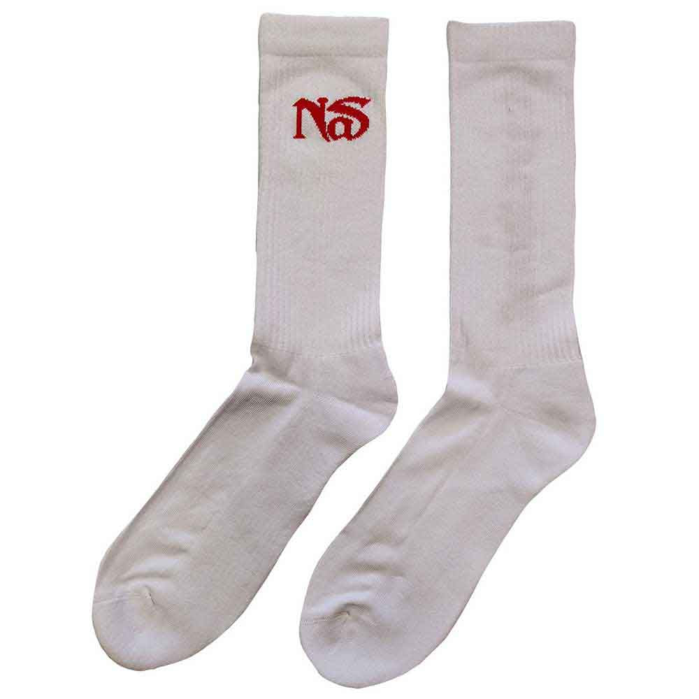 Nas Unisex Ankle Socks: KD II (White) (UK Size 7 - 11)