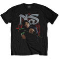Nas Unisex T-Shirt: Red Rose (Black)
