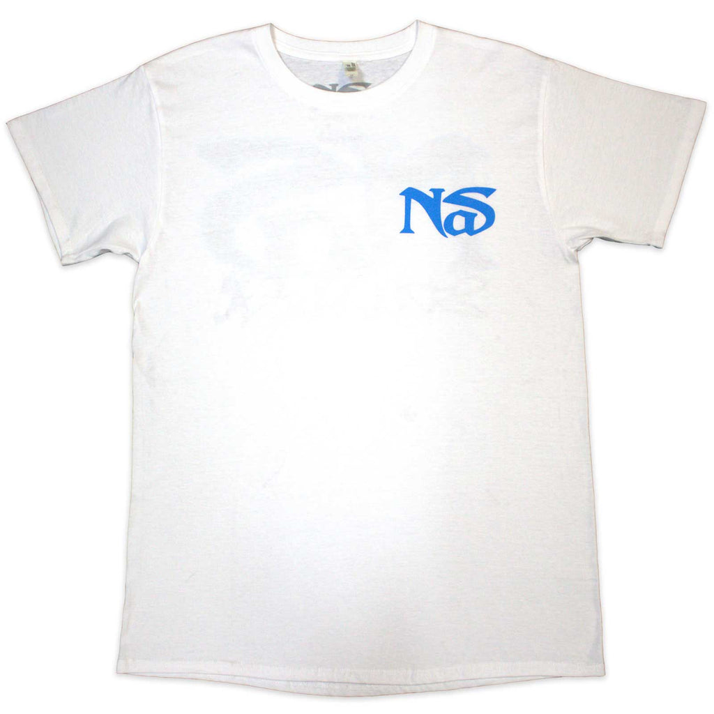 Nas Unisex T-Shirt: Still City Infill (White) (Back Print)