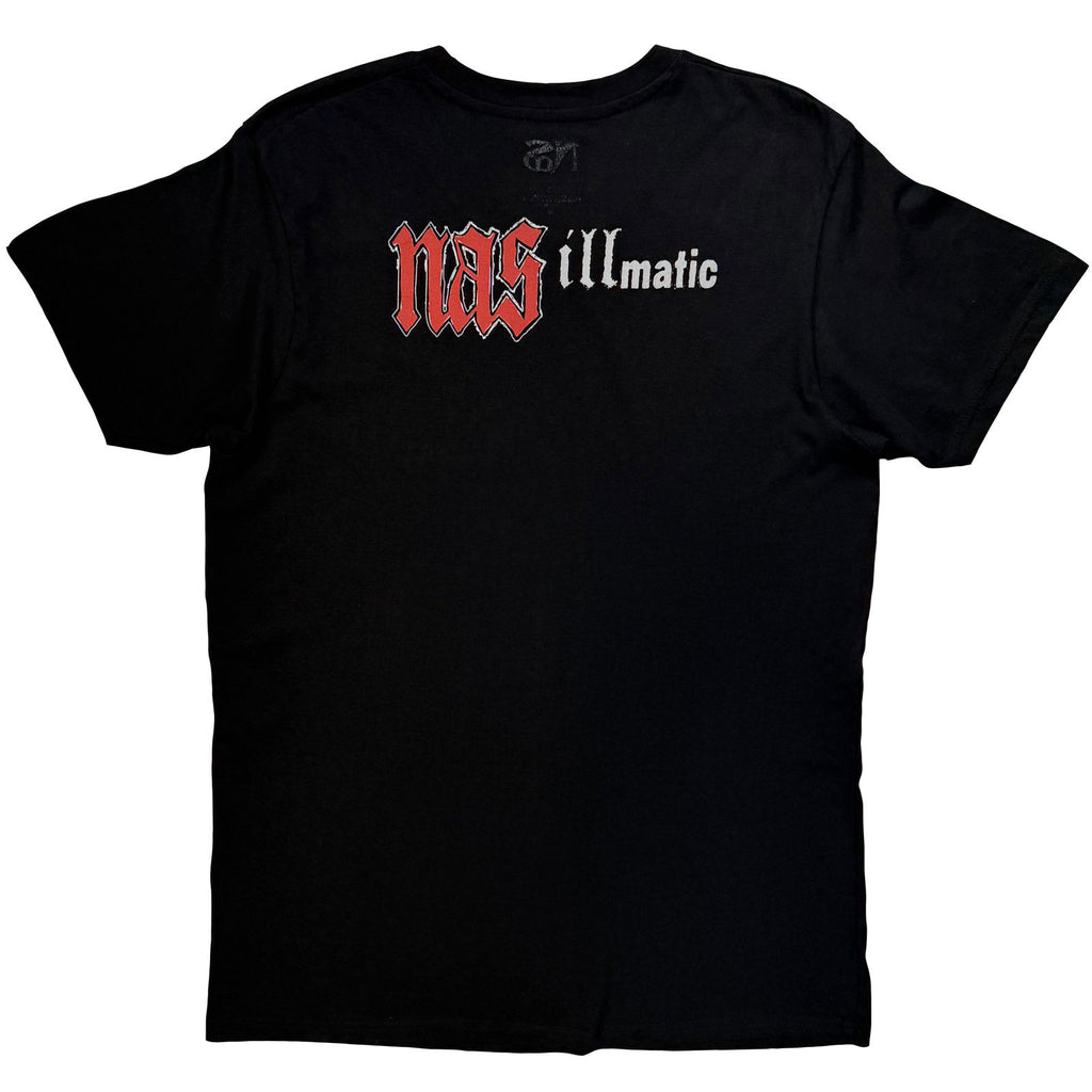 Nas Unisex T-Shirt: The World Is Yours (Black) (Back Print)