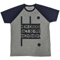 New Order Unisex Raglan T-Shirt: Movement (Grey & Navy Blue)