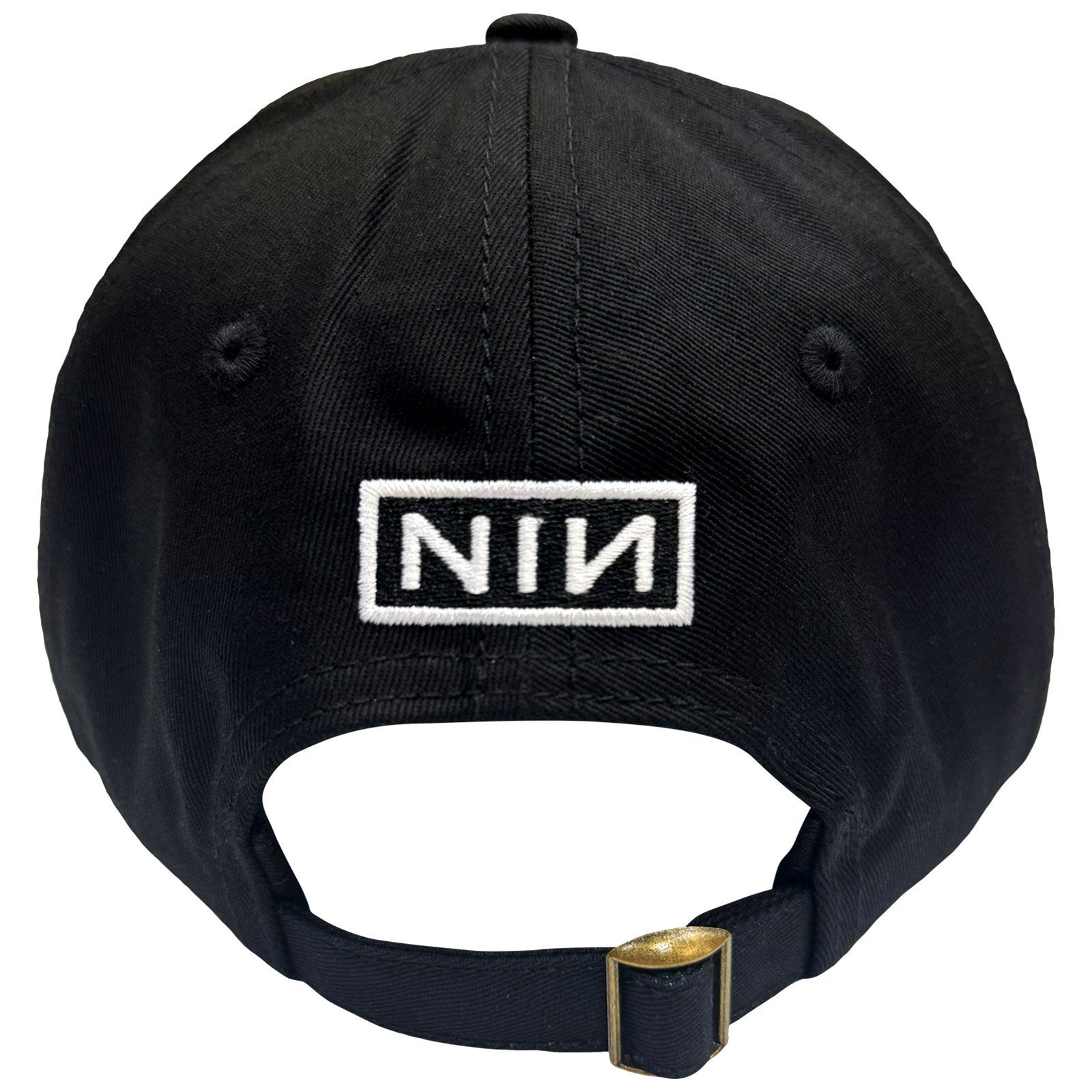 Nine Inch Nails Unisex Baseball Cap: Sin Logo (Black) (Back Print)