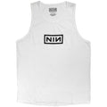 Nine Inch Nails Unisex Vest T-Shirt: Logo (White)