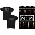 Nine Inch Nails Unisex T-Shirt: Downward Spiral (Black) (Back Print)