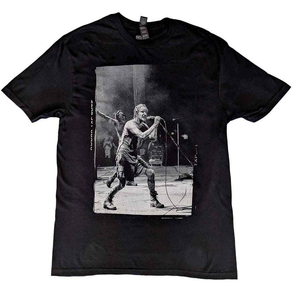 Nine Inch Nails Unisex T-Shirt: Self Destruct '94 (Black) (Back Print)