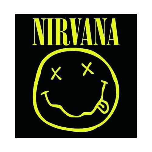 Nirvana Greetings Card: Happy Face
