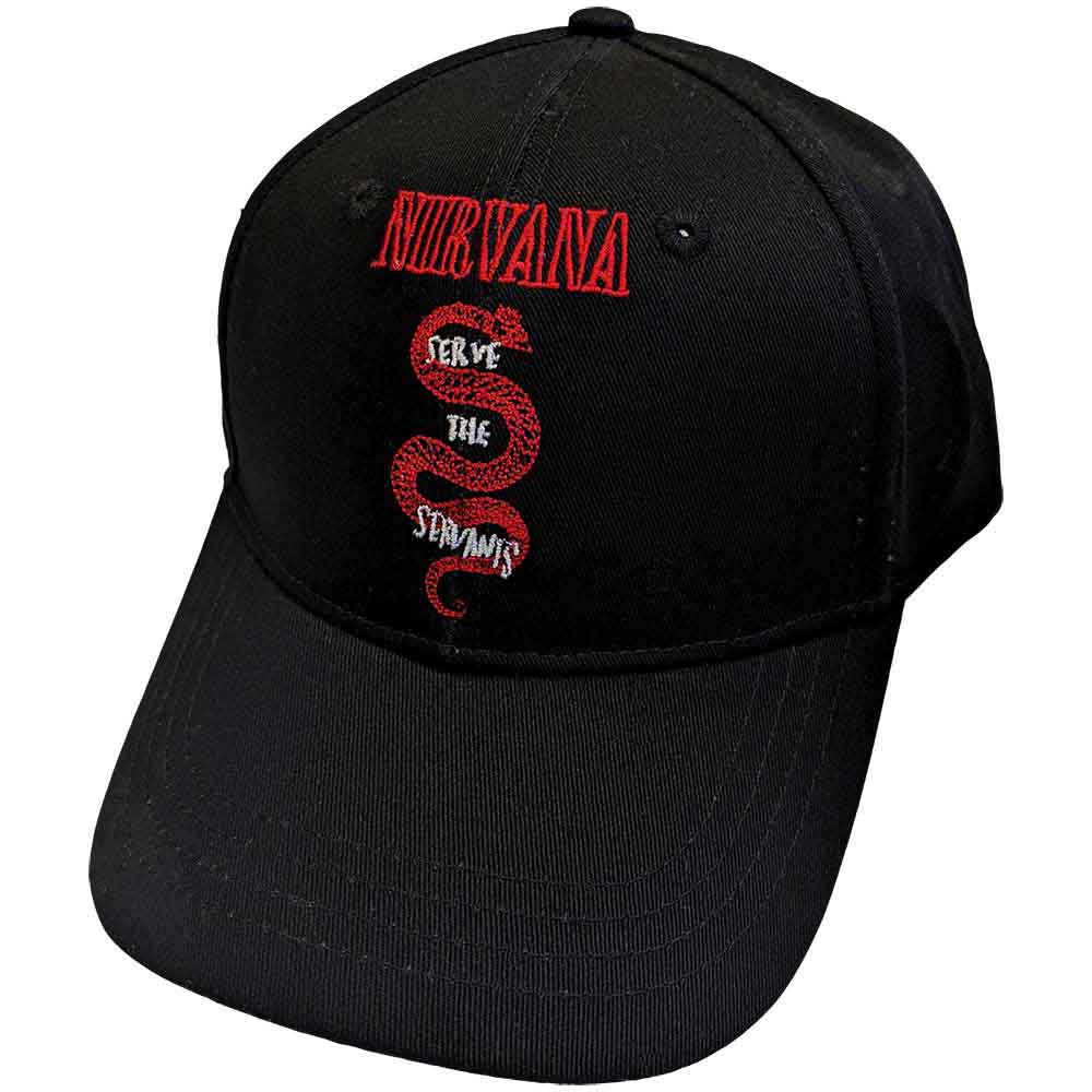 Nirvana Unisex Baseball Cap: Serve The Servants (Black)