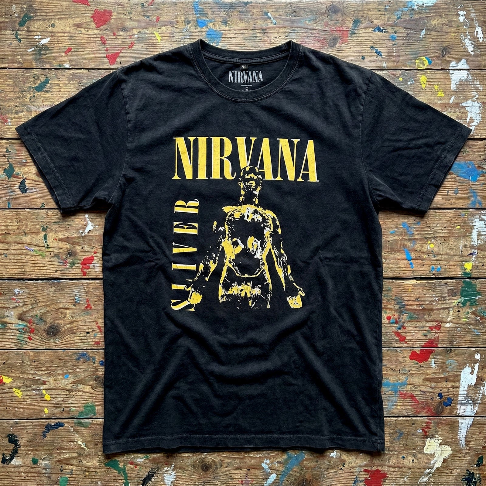 Nirvana Unisex Premium Carbon T-Shirt: Sliver (Black)
