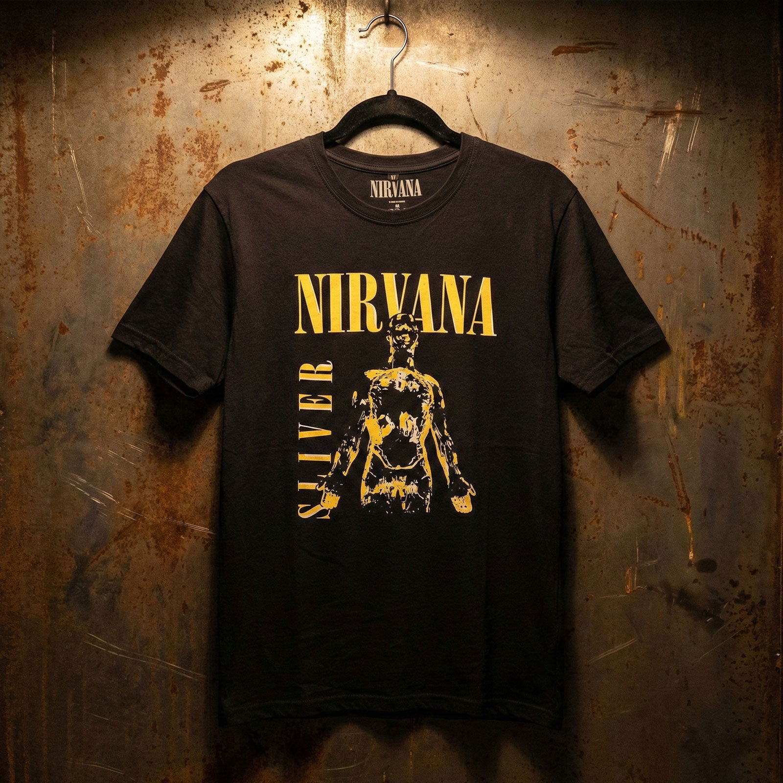 Nirvana Unisex Premium Carbon T-Shirt: Sliver (Black)