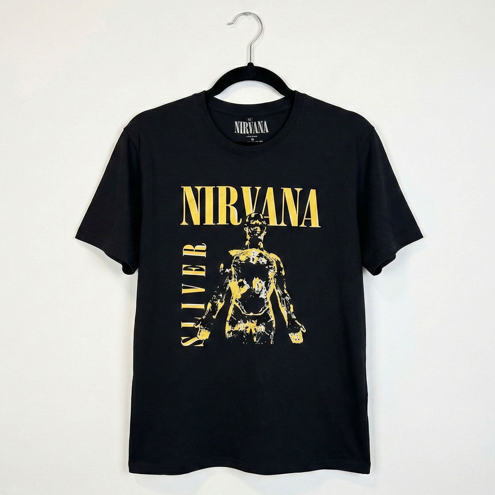 Nirvana Unisex Premium Carbon T-Shirt: Sliver (Black)