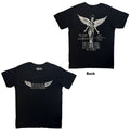 Nirvana Unisex Premium Carbon T-Shirt: In Utero Tracklist (Black) (Back Print)