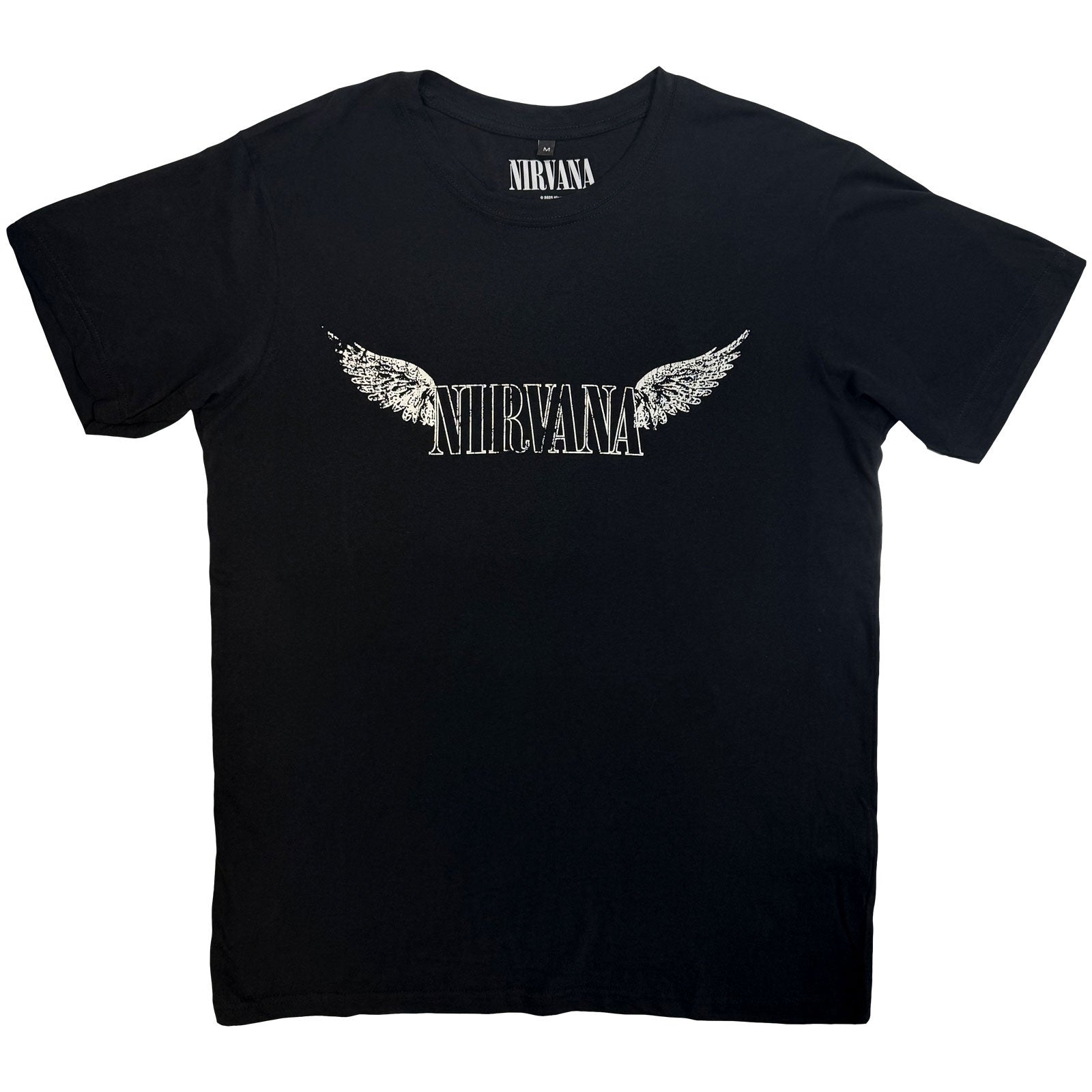 Nirvana Unisex Premium Carbon T-Shirt: In Utero Tracklist (Black) (Back Print)
