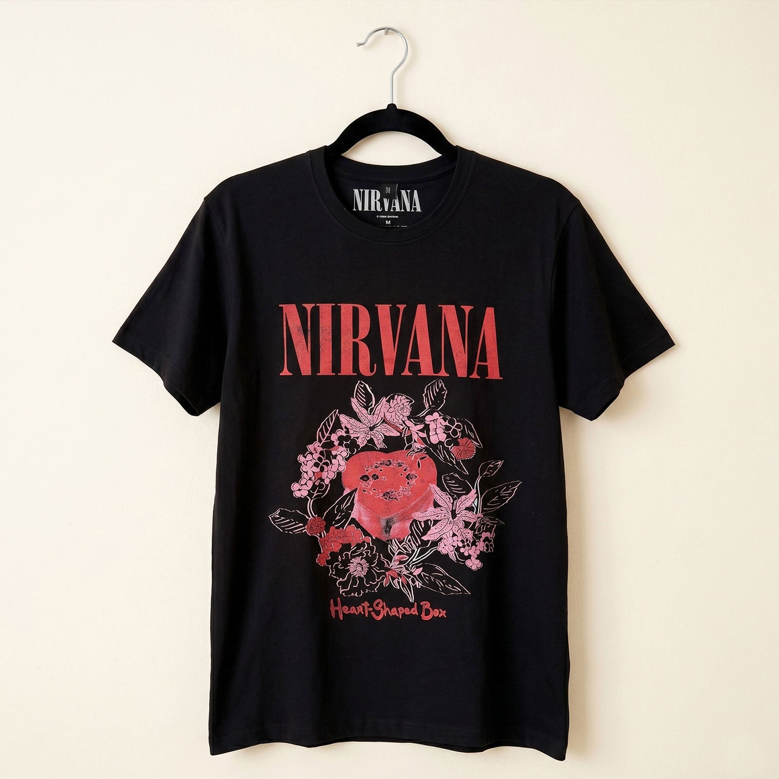 Nirvana Unisex Premium Carbon T-Shirt: Heart Shaped Box (Black)